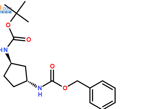 (1R,3S)-1-(BOC-氨基)-3-(CBZ-氨基)环戊烷,(1R,3S)-1-(Boc-amino)-3-(Cbz-amino)cyclopentane