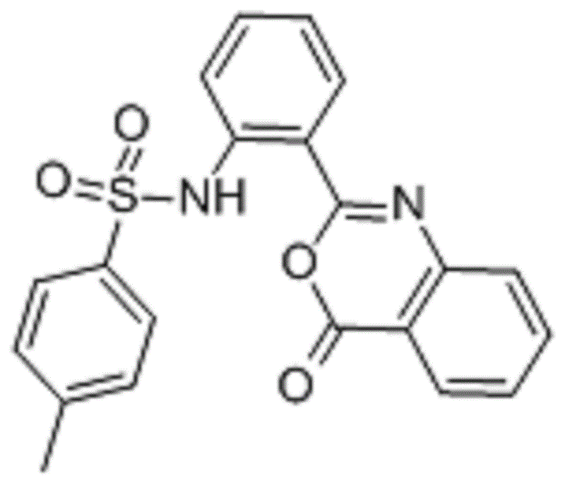 2-(2-(對甲苯磺酰基氨基)苯基)-4H-3,1-苯并惡嗪-4-酮,N-[2-(4-oxo-4H-3,1-benzoxazin-2-yl)phenyl]-p-toluenesulphonamide