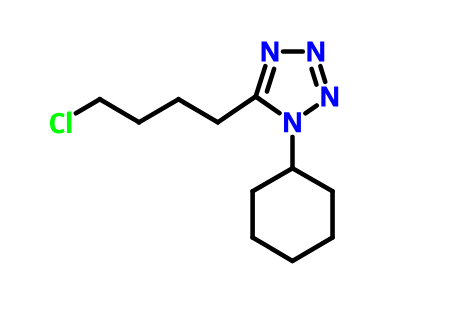 1-环己基-5-(4-氯丁基)-四氮唑,5-(4-Chlorobutyl)-1-cyclohexanyl tetrazole
