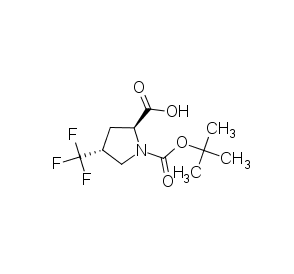 (2S,4R)-1-[(2-methylpropan-2-yl)oxycarbonyl]-4-(trifluoromethyl)pyrrolidine-2-carboxylic acid