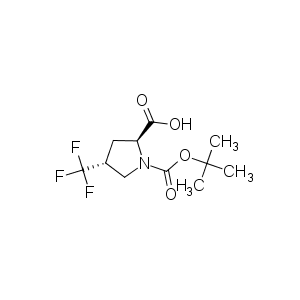 (2S,4R)-1-[(2-methylpropan-2-yl)oxycarbonyl]-4-(trifluoromethyl)pyrrolidine-2-carboxylic acid