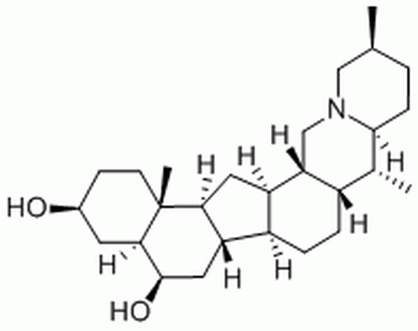 梭砂贝母碱,Hupehenine