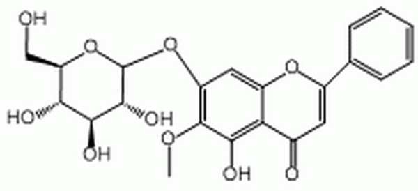 千层纸素A-7-0-β-D-葡萄糖醛酸苷,Oroxyloside