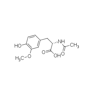 (2S)-2-acetamido-3-(4-hydroxy-3-methoxyphenyl)propanoic acid