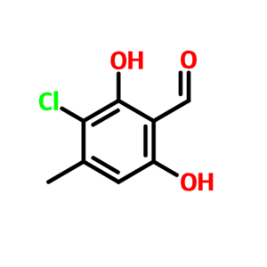 氯化苔黑醛,3-CHLORO-2,6-DIHYDROXY-4-METHYLBENZALDEHYDE