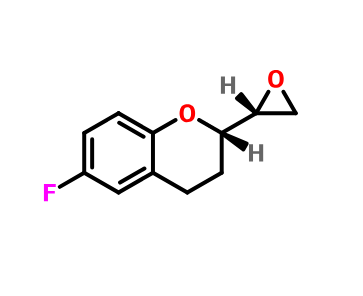 (2R)-REL-6-氟-3,4-二氢-2-(2S)-2-环氧乙烷基-2H-1-苯并吡喃,(2R)-rel-6-Fluoro-3,4-dihydro-2-[(2S)-2-oxiranyl]-2H-1-benzopyran