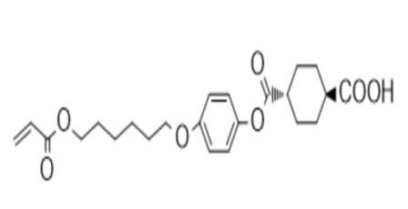 trans-4-((4-((6-(acryloyloxy)hexyl)oxy)phenoxy)carbonyl)cyclohexanecarboxylic acid,trans-4-((4-((6-(acryloyloxy)hexyl)oxy)phenoxy)carbonyl)cyclohexanecarboxylic acid