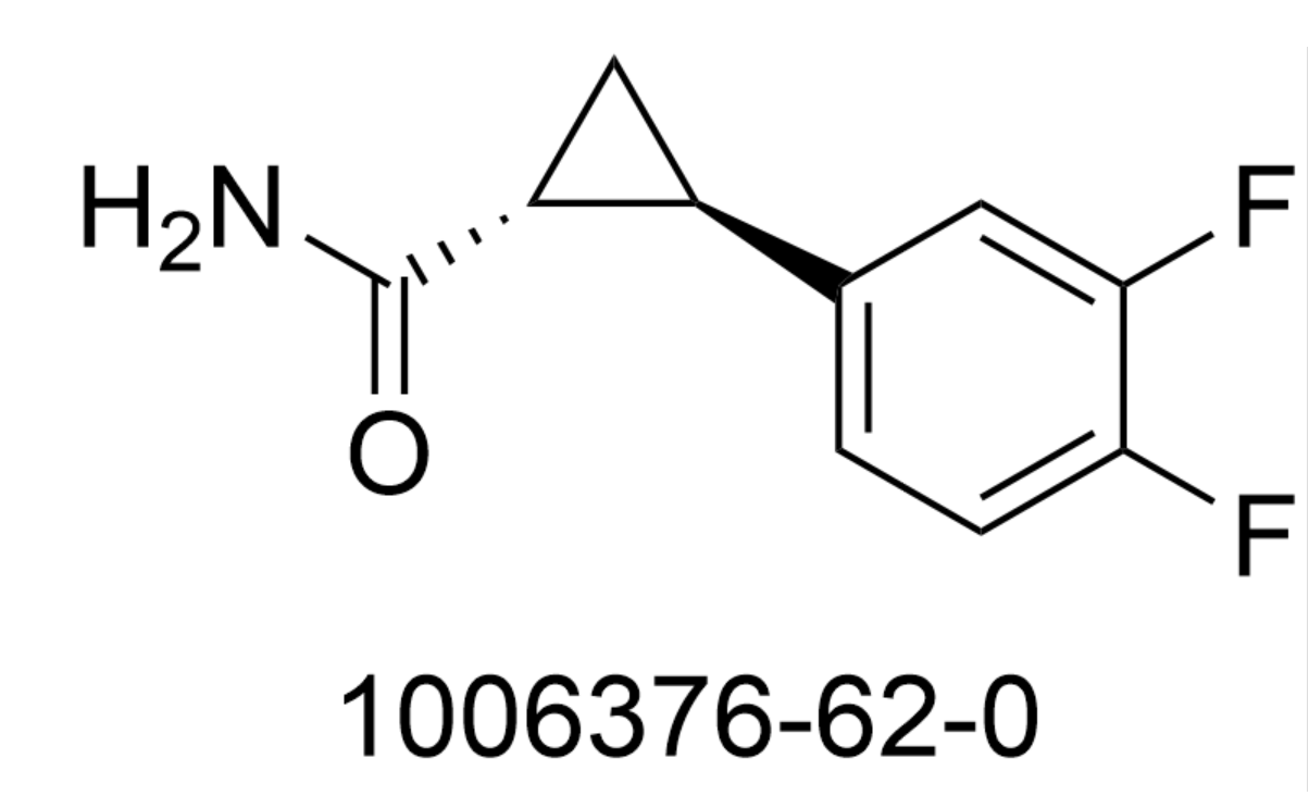 (1R,2R)-2-(3,4-二氟苯基)环丙烷甲酰胺,(trans)-2-(3,4-difluorophenyl)cyclopropanecarboxamide
