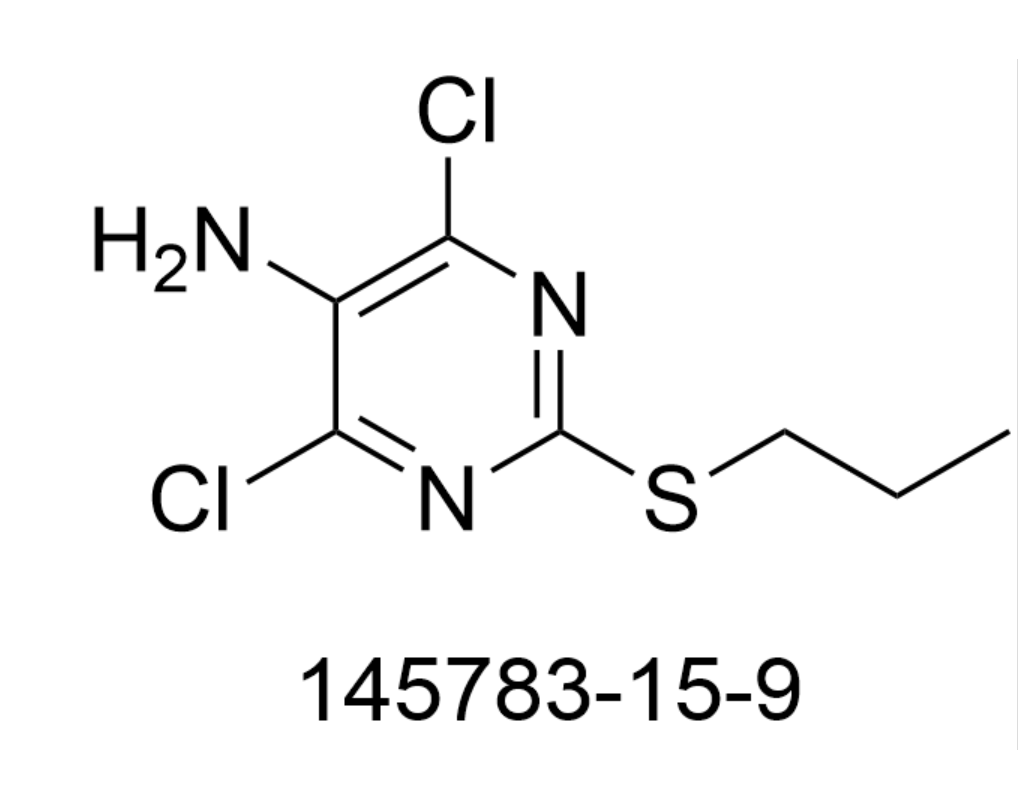 4,6-二氯-2-(丙硫基)-5-氨基嘧啶,4,6-dichloro-2-propylthiopyriMidine-5-aMine