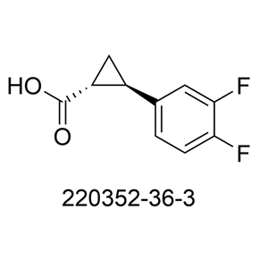 (1R,2R)-2-(3,4-二氟苯基)环丙烷羧酸,(1R,2R)-2-(3,4-difluorophenyl)cyclopropanecarboxylic acid