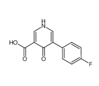 5-(4-fluorophenyl)-4-oxo-1,4-dihydropyridin-3-ylcarboxylic acid