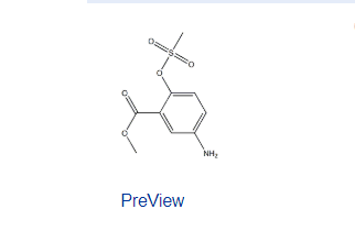 3-氨基-6-甲磺酰酯基苯甲酸甲酯,Methyl 5-amino-2-methansulfonyloxybenzoate