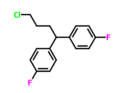 4,4,-二(4-氟苯)氯丁烷,1,1'-(4-CHLOROBUTYLIDENE)BIS(4-FLUOROBENZENE)