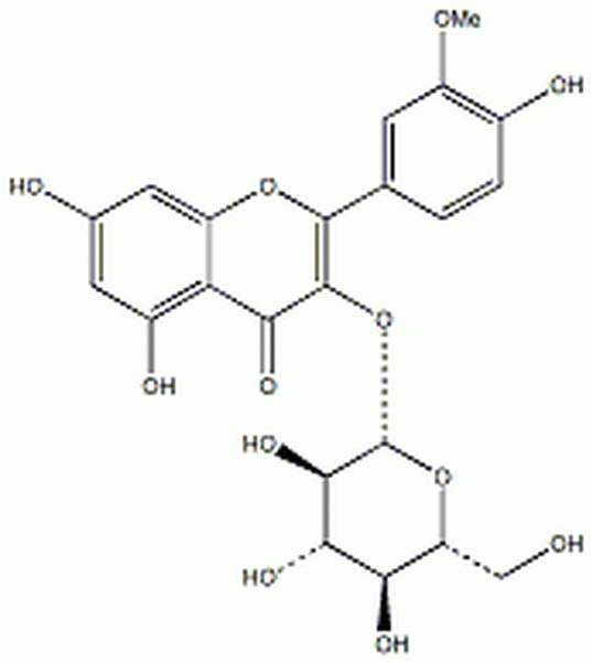 异鼠李素-3-O-葡萄糖苷,Isorhamnetin-3-O-β-D-Glucoside