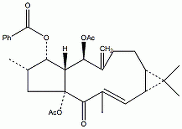 千金子二萜醇二乙酰苯甲酰酯,5,15-Diacetyl-3-benzoyllathyrol