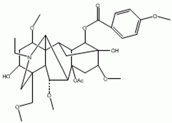 滇乌头碱,Yunaconitine