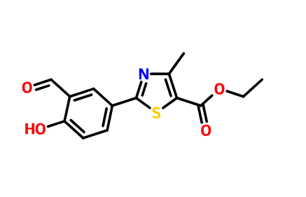 2-(3-醛基-4-羥基苯基)-4-甲基噻唑-5-羧酸乙酯,ethyl 2-(3-formyl-4-hydroxyphenyl)-4-methyl thiazole-5-carboxylate