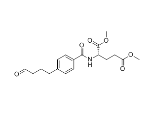 培美曲塞杂质10,(S)-dimethyl 2-(4-(4-oxobutyl)benzamido)pentanedioate