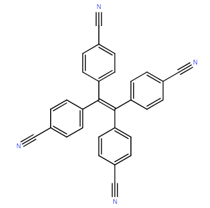 四(4-腈基苯基)乙烯,4-[1,2,2-tris(4-cyanophenyl)ethenyl]benzonitrile