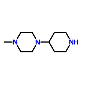 1-甲基-4-(4-哌啶基)哌嗪,98%,1-METHYL-4-(PIPERIDIN-4-YL)-PIPERAZINE