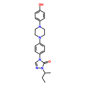 2,4-二氢-4-[[4-(4-羟基苯基)-1-哌嗪基]苯基]-2-(1-甲基丙基)-3H-1,2,4-三氮唑-3-酮,2,4-DIHYDRO-4-[(4-(4-HYDROXYPHENYL)-1-PIPERAZINYL)PHENYL]-2-(1-METHYLPROPYL)-3H-1,2,4-TRIAZOLE-3-ONE