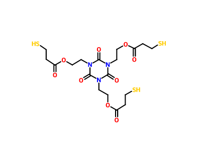 3-巯基丙酸-[2,4,6-三氧代-1,3,5-三嗪-1,3,5(2H,4H,6H)-次基]三-2,1-乙二醇酯,TRIS[2-(3-MERCAPTOPROPIONYLOXY)ETHYL] ISOCYANURATE