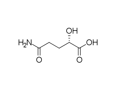 (2S)-2-hydroxyglutaramic acid