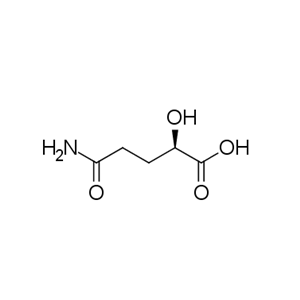 (2R)-2-hydroxyglutaramic acid