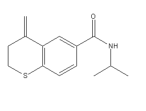 N-isopropyl-4-methylene-thiochromane-6-carboxamide