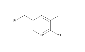 5-(溴甲基)-2-氯-3-碘吡啶,5-(Bromomethyl)-2-chloro-3-iodopyridine