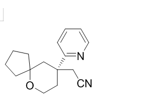 (R)-2-(9-(pyridin-2-yl)-6-oxaspiro[4.5]decan-9-yl)acetonitrile