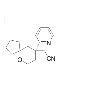 (R)-2-(9-(pyridin-2-yl)-6-oxaspiro[4.5]decan-9-yl)acetonitrile