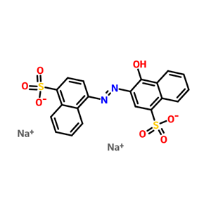 4-羟基-3-(4-磺酸-1-萘偶氮)-1-萘磺酸二钠盐,C.I. 14720
