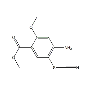 2-甲氧基-4-氨基-5-硫氰基苯甲酸甲酯