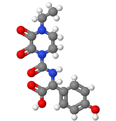 氧哌嗪酸,(2R)-2-[(4-Ethyl-2,3-dioxopiperazinyl)carbonylamino]-2-(4-hydroxyphenyl)acetic acid