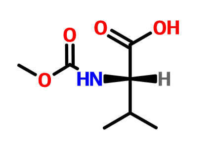 MOC-L-缬氨酸,(S)-2-((Methoxycarbonyl)aMino)-3-Methylbutanoic acid