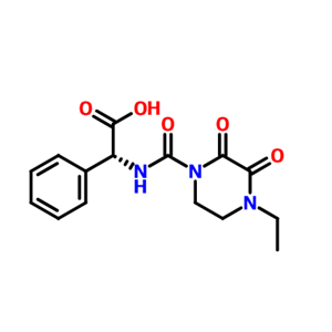 N-乙基双氧哌嗪酰氨苯乙酸,(2R)-2-[(4-Ethyl-2,3-dioxopiperazinyl)carbonylamino]-2-phenylacetic acid