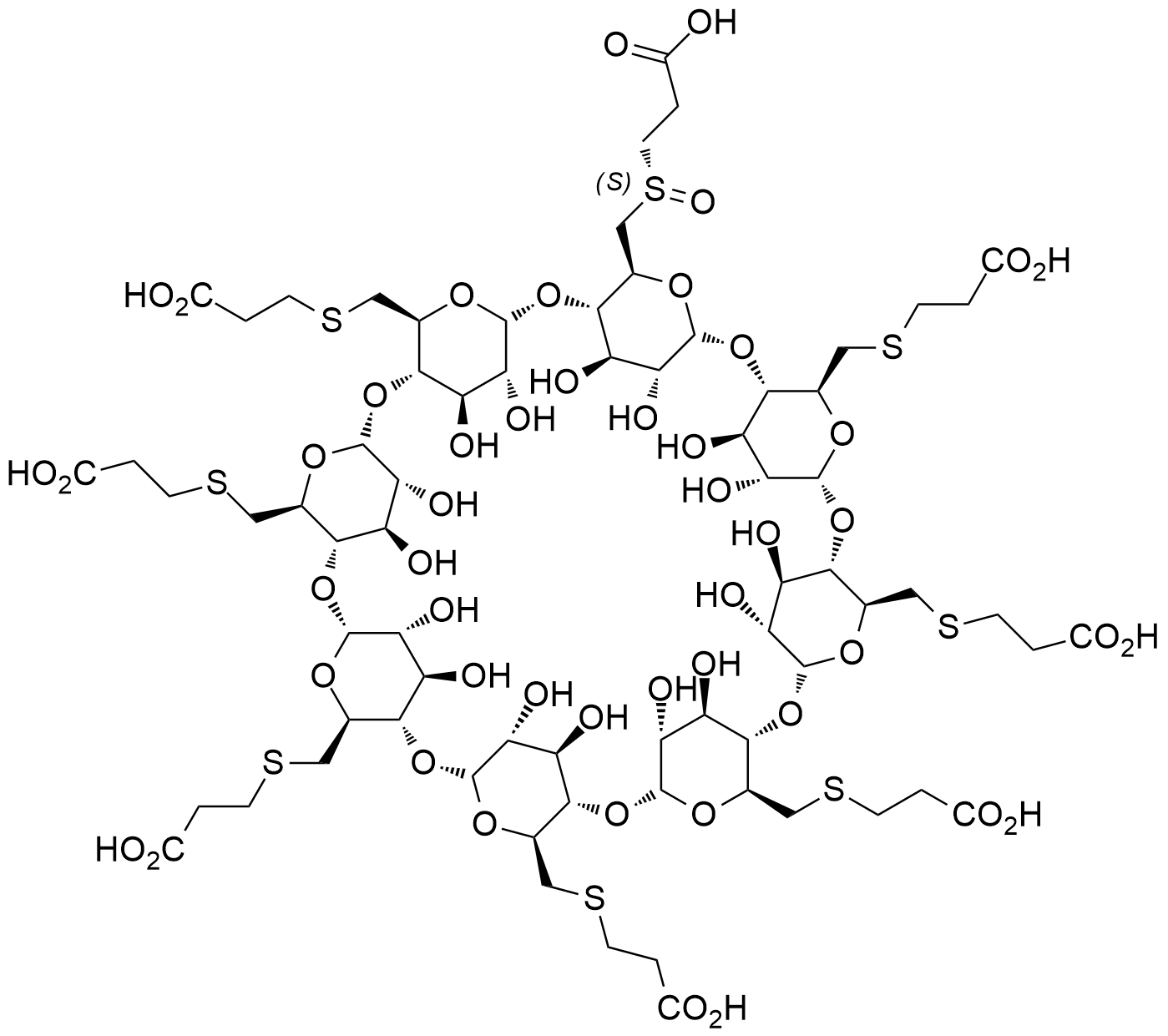 舒更葡糖鈉Org199129-1雜質(zhì),Sugammadex sodium Org198958-2 Impurity