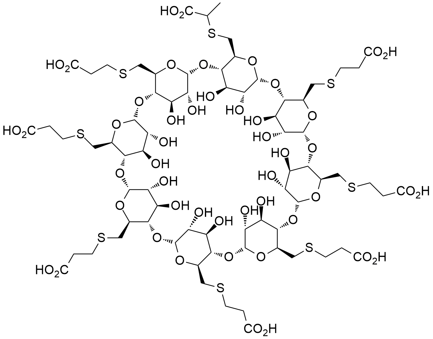 舒更葡糖钠Org238832-1杂质,Sugammadex sodium Org238832-1 Impurity