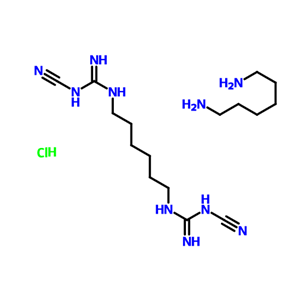 聚(六亚甲基双氰基胍-六亚甲基二胺)盐酸盐,Poly(hexamethylenebicyanoguanide-hexamethylenediamine) hydrochloride
