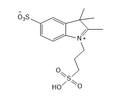 1-(3-磺基丙基)-2,3,3-三甲基-5-磺基-3H-吲哚鎓氫氧化物,內(nèi)鹽,2,3,3-trimethyl-1-(3-sulfopropyl)indol-1-ium-5-sulfonate