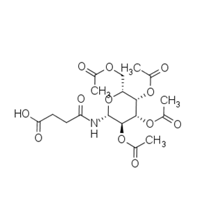 4-oxo-4-[[(2R,3R,4S,5S,6R)-3,4,5-triacetyloxy-6-(acetyloxymethyl)oxan-2-yl]amino]butanoic acid