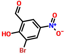 3-溴-2-羟基-5-硝基苯甲醛,3-Bromo-5-nitrosalicylaldehyde