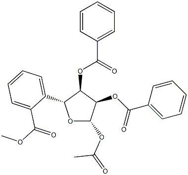 1-O-乙?；?2,3,5-三-O-苯甲酰基-β-D-呋喃核糖,beta-D-Ribofuranose 1-acetate 2,3,5-tribenzoate