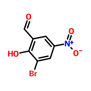 3-溴-2-羟基-5-硝基苯甲醛,3-Bromo-5-nitrosalicylaldehyde