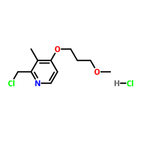 2-氯甲基-3-甲基-4-(3-甲氧丙氧基)吡啶盐酸盐,rabeprazole chloro compound
