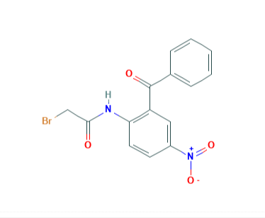 5 -硝基- 2 -（溴乙酰氨基）二苯甲酮,5-Nitro-2-(broMoacetaMido)benzophenone