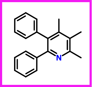2,3,4-trimethyl-5,6-diphenylpyridine,2,3,4-trimethyl-5,6-diphenylpyridine