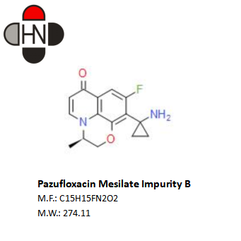 甲磺酸帕珠沙星杂质B,Pazufloxacin Mesilate Impurity B