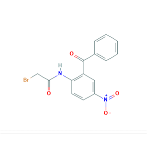 5 -硝基- 2 -（溴乙酰氨基）二苯甲酮